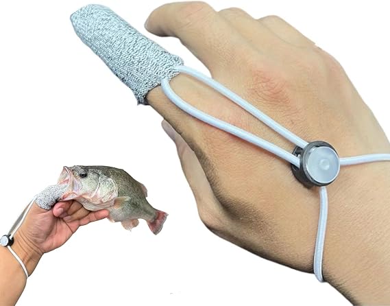 SENIKO Professional-Creative Single-Finger Glove No-Slip No-Scratch Index Finger Glove Stall Shield Fishing Finger Shield for Outdoor Fishing Casting Gloves for surf Fishing Gloves Men Women