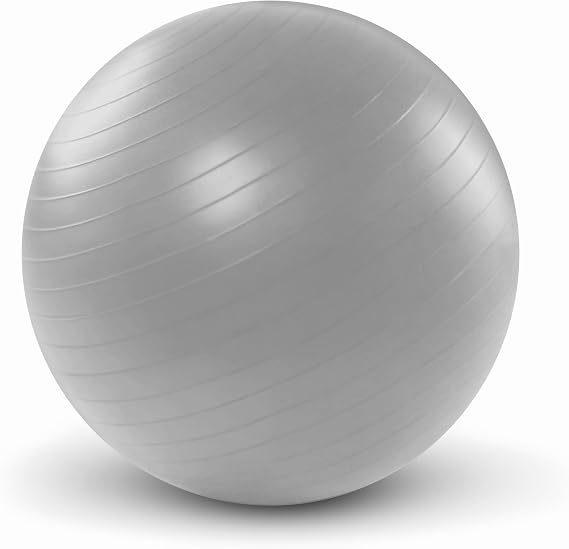 Exercise Ball Yoga Ball Pilate Balance Ball, Ball Chair with Pump Anti-Slip & Anti-Burst for Fitness, Home and Office