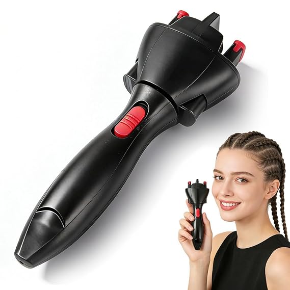 Automatic Hair Braider -Electric Hair Twister and Braider Machine,Auto Smart DIY Hair Styling Tools,for Women's and Girls' Hairstyles (Battery Operated,Not Included)