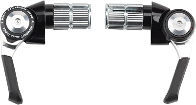 microSHIFT | Bar End Shifter Set | 8-Speed Road | DoubleTriple | Shimano Compatible | Black