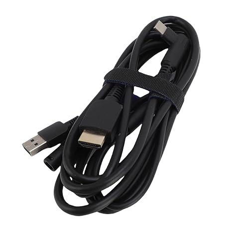 Jiawu High Speed Graphics Drawing Tablet USB Cable for KAMVAS Pro 12 13 16, Plug and Play, Black PVC Material