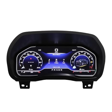12.3" Digital Gauge Cluster for GMC Sierra Chevrolet Silverado 2014-2015 | LCD Dashboard Auto Speedometer Virtual Cockpit New Upgrade