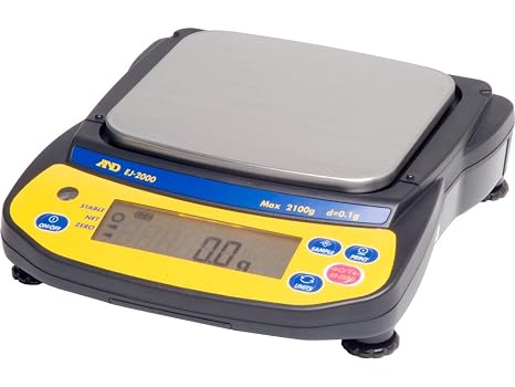 A&D EJ-6100 Balance Compact, 6000 g x 0.1 g, 120VAC