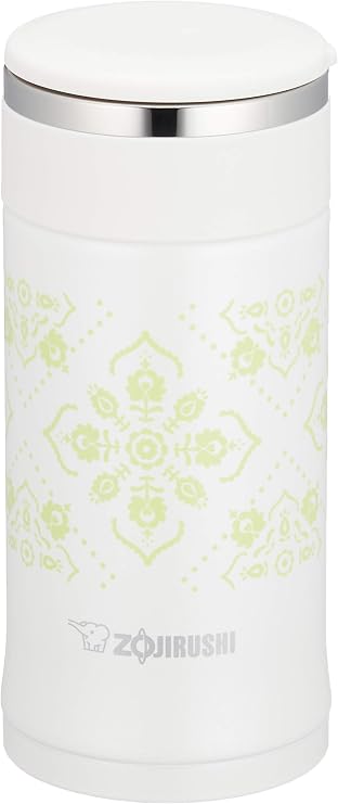 Zojirushi SM-ED20-WP Water Bottle, Direct Drinking Stainless Steel Mug, 7.8 fl oz (200 ml), Pearl White