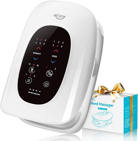 ALLJOY Hand Massager with Heat and Compression, FSA Knuckle Stretching