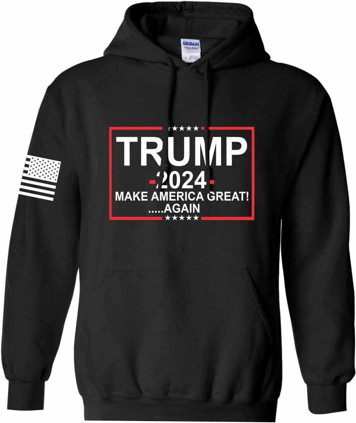 Donald Trump 2024 Make America Great Hoodie MAGA Election the Return Long Sleeve Hooded Sweatshirt Patriotic