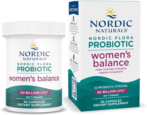 Nordic Naturals Nordic Flora Probiotic Women's Balance, Vegan - 30 Count