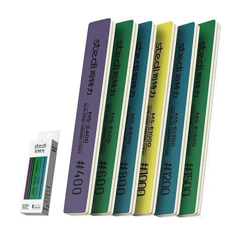stedi Sanding Sticks, Model Hobby Making Tools,(400-1500 Grit)