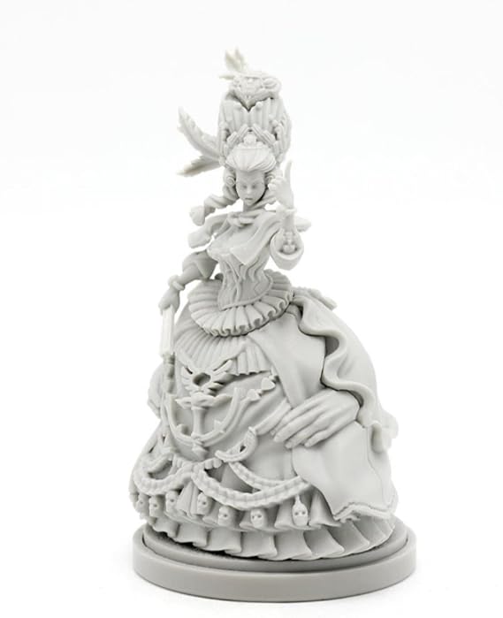 30mm Resin Figure Model Kits GK King-dom Death White Speaker Nico Unassembled and Unpainted kit