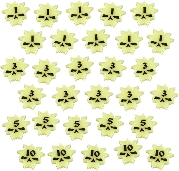 LITKO Wound Token Set Compatible with Warcry, Ivory (30)