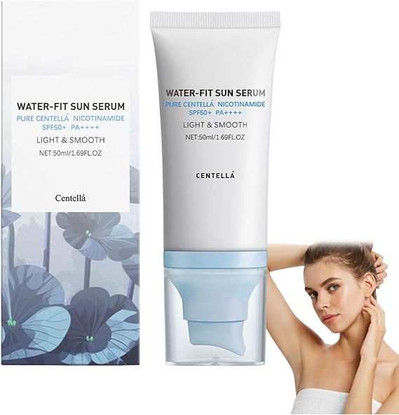 Madagascar Centella Sunscreen, Lightweight Spf 50+ Pa++++, Ultra-Light Invisible Sunscreen, Hydrating & Soothing Sunscreen, Spectrum Uv Protection, Extra High UV Protection (50ml)