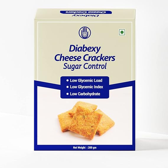 Diabexy Snacks for Sugar Control - Cheese Crackers - Pack of 1