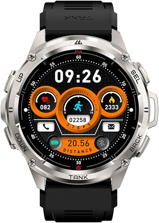 KOSPET 14000014000 T3 Ultra AMOLED GPS Waterproof Smart Watch 1.4" Silver