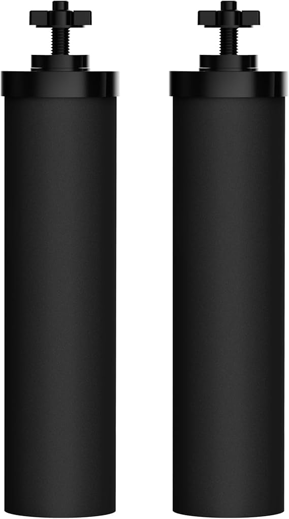 Waterdrop Black Water Filter, Replacement for Berkey BB9-2, Purewell
