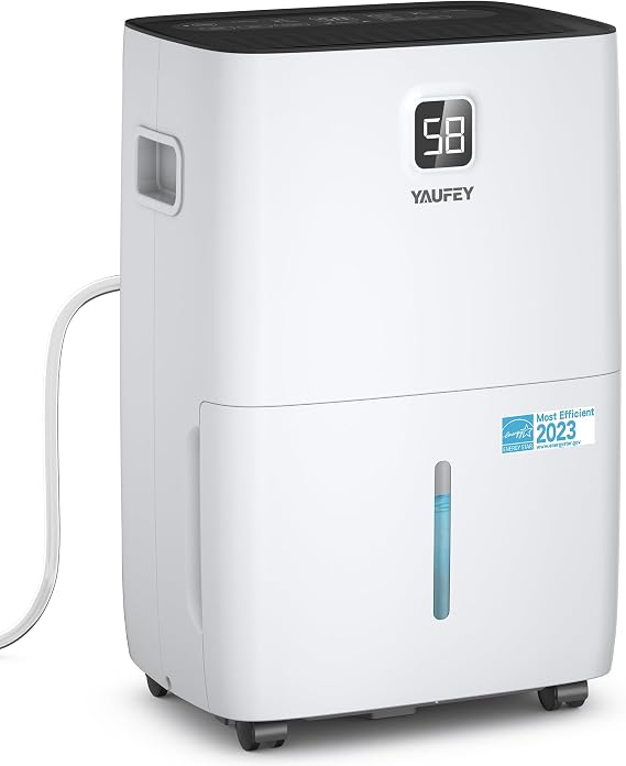 80 Pint Dehumidifier for Basement 5000 Sq. Ft. with Drain Hose, ENERGY STAR