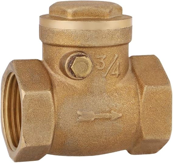 DN20 Brass Female Thread Check Valve with 232PSI Check Valve Prevent Water Backflow (DN20)