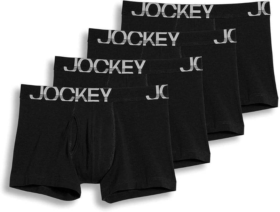 Jockey Men's Underwear ActiveStretchTM Boxer Brief - 3 Pack 1 Bonus
