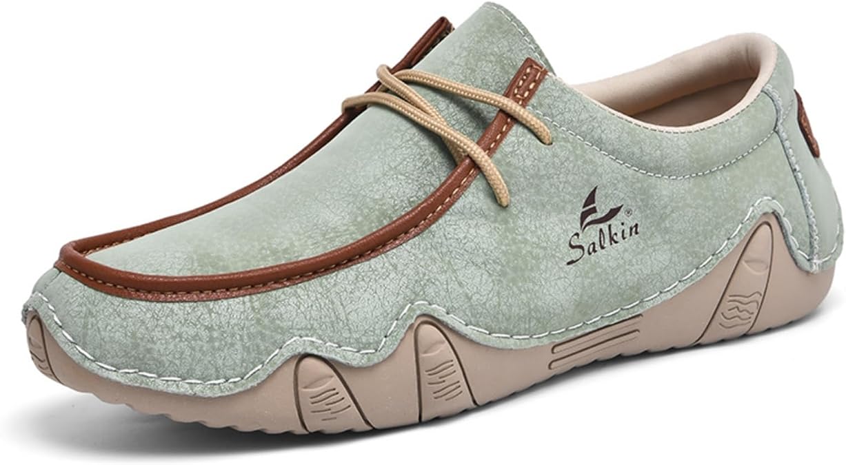 Men's Casual Fashion Sneakers - Versatile for Driving, Walking, Climbing, Soft Moccasin - Style Shoes for Multi - Scenarios