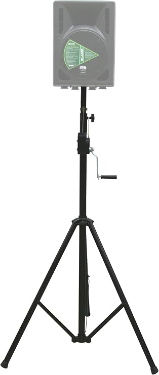 DJ Light Stand 10 Foot Crank Tripod - Pro Lighting or Speaker Stand ASC