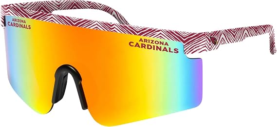 FOCO X Zubaz NFL Collab 90s Retro Swag Sunglasses