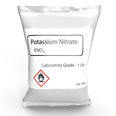 Potassium Nitrate - KNO3 Powder - Laboratory Grade - 1 Pound | 1 Lb