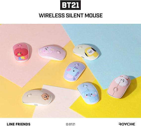 BT21 Baby Wireless Silent Mouse by Royche