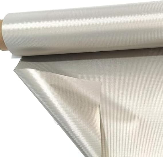 Amradield Waterproof Faraday Fabric 39"x43" Conductive Soft Metallic Copper Fabric Nickel Copper Material Influence 5G Signals WiFi Bluetooth Electromagnetic Prevention Indoor and Outdoor Water Proof