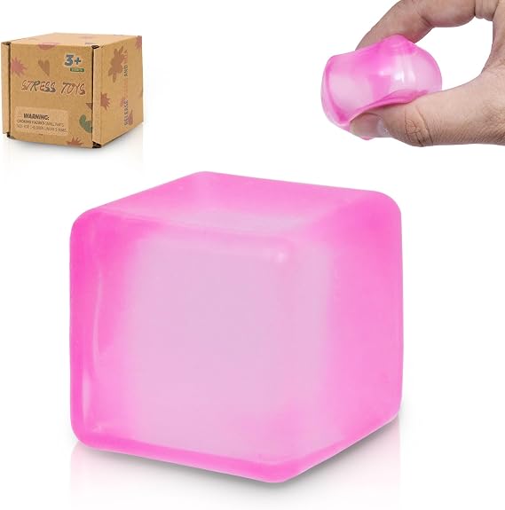 Squeeze Toys Squishy – Soft 1.37in Mini Squishy Fidget Toy with Durable Structure, Small Squeeze Toys for Boys & Girls Age 3+, Suitable for Kids and Adults (Purple)