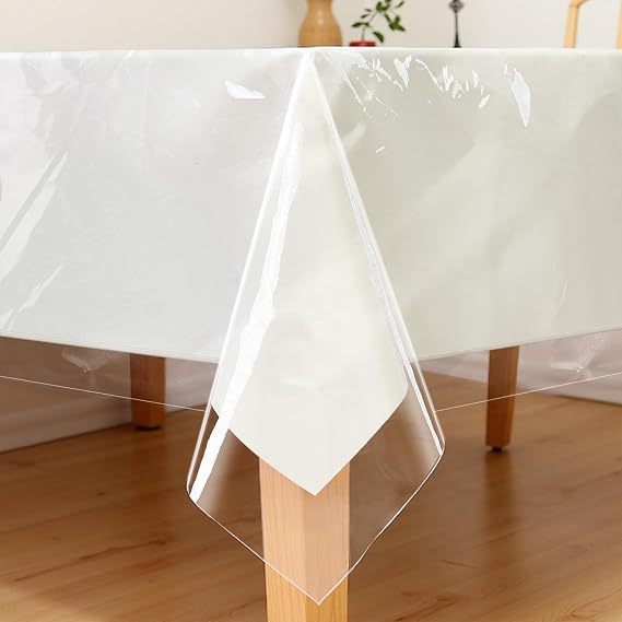 Clear PVC Table Cloth, 213 X 153 Cm, Rectangle