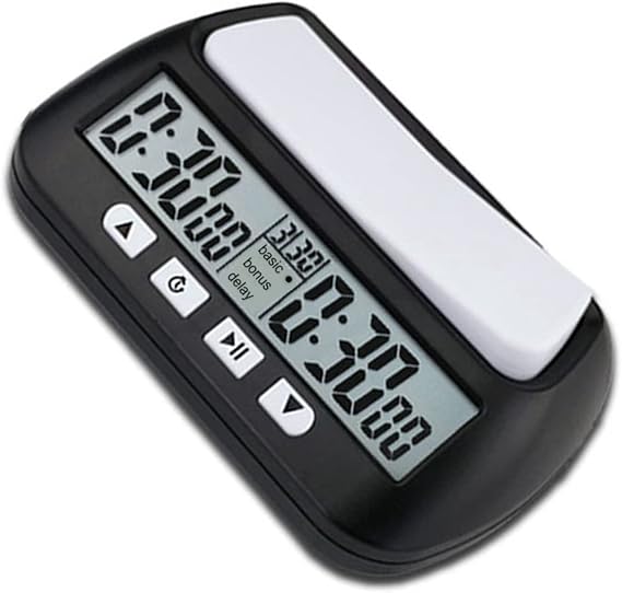 xuuyuu Game Clock, Shogi, Go, Othelo, Chess, Shangqi, International Board Game, Digital Chess Clock, Timer, For Chess, Go, Chess