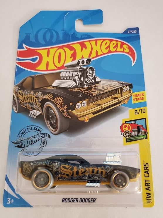 Hot Wheels 2020 Hw Art Cars Rodger Dodger, Black 67250