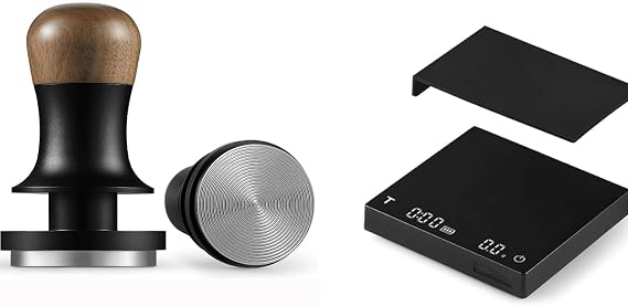 MHW-3BOMBER 53mm Espresso Coffee Tamper & Mini Coffee Scale