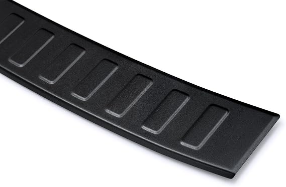 teileplus24 AL214 Aluminium Boot Sill Protector Compatible with Skoda Scala Facelift 2024 Onwards