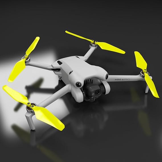 Master Airscrew Bundle - Super Stealth Propellers for DJI Mini 4 Pro & Mini 3 Pro - Electric + Blue