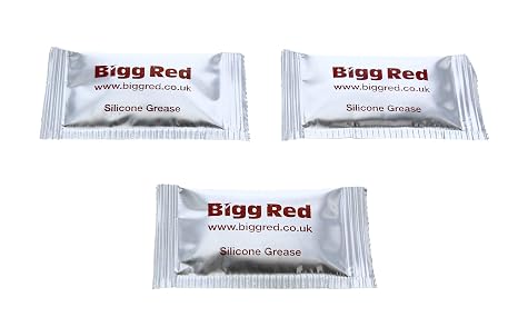 Silicone Brake Caliper Grease - 5g x 3 Sachets - for Brake Caliper Seals, Pistons, Slider Bolts, Guide Pin