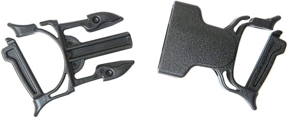 GEAR AID Dual Snap Bar Buckle, 1, Black