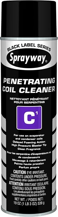 Sprayway SW287 Aerosol C1 Penetrating Coil Cleaner, 19 oz