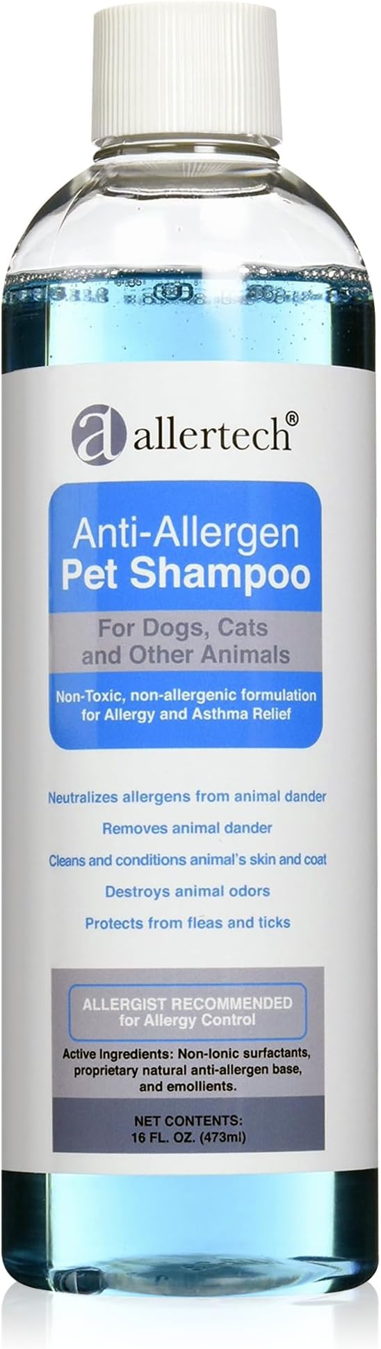Allertech Anti-Allergen Pet Shampoo 16-oz Bottle
