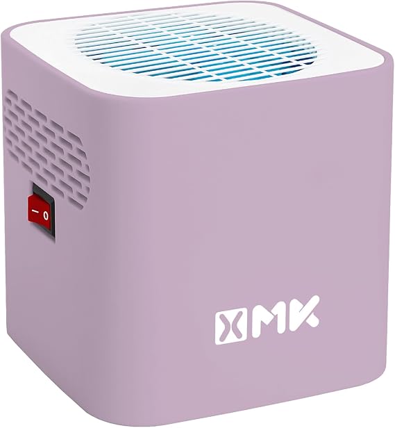 XMK RV Fridge Fan, 3,000 RPM Motor RV Refrigerator Fan with Easy On and Off Switch, Multiple Side Vents Cools Refrigerator Inside Efficiently, Durable Construction, Keeps Food Fresher Longer (Purple)