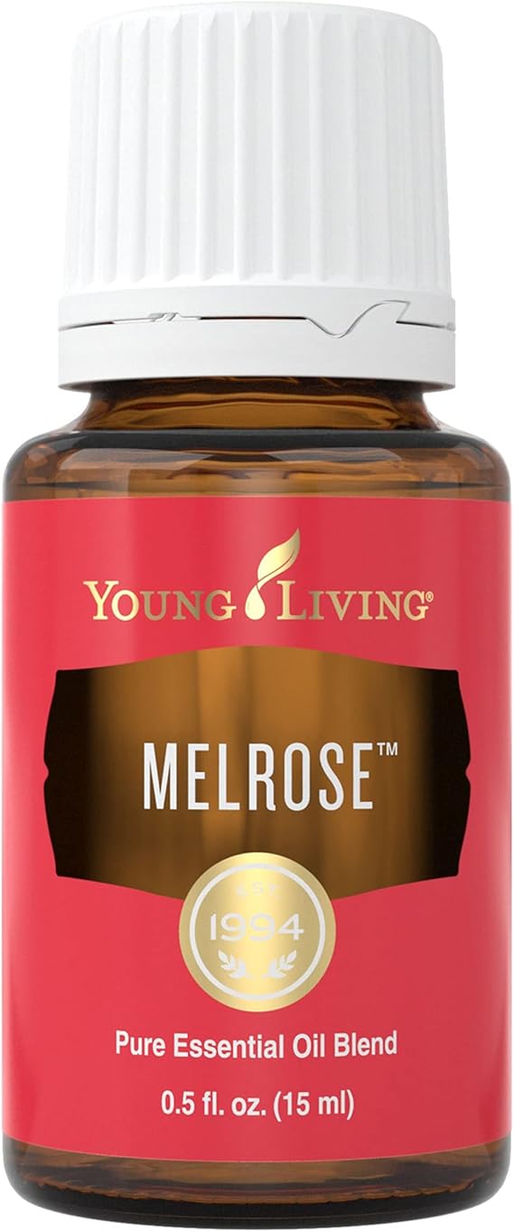 Young Living Melrose Essential Oil Blend 15 ml | Fresh Herbaceous Aroma for Diffusers, Massage & Aromatherapy | Tea Tree, Niaouli, Rosemary & Clove Botanical Blend | Seed to Seal Quality