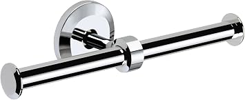 Bristan SO Droll C Solo Double Toilet Roll Holder - Chrome Plated