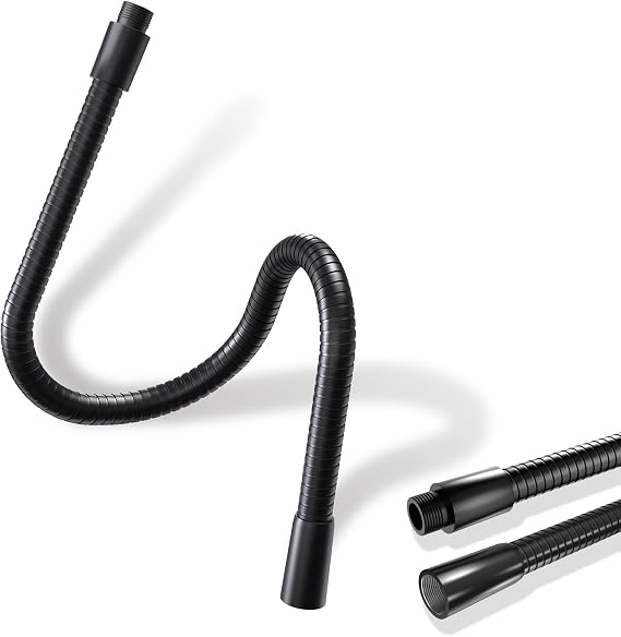 Heavy Duty 19 inch Microphone Gooseneck - Universal Flexible Gooseneck Arm with 5/8-27 Threaded, 360 Adjustable, Corrosion-resistant Design for Microphone, Webcam, Phone Holder and DIY Setups