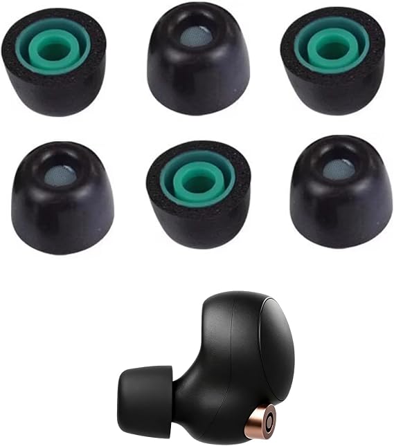 Memory Foam Earbuds Tips for Sony WF-1000XM6/1000XM5/1000XM4