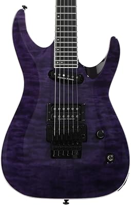 ESP LTD Andy LaRocque ALR-II Signature Electric Guitar - See-thru Purple
