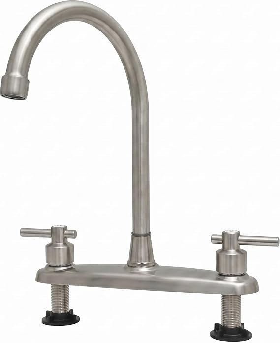 8 inch RV Kitchen Faucet,RV Kitchen Sink Faucet Replacement with Two Handle