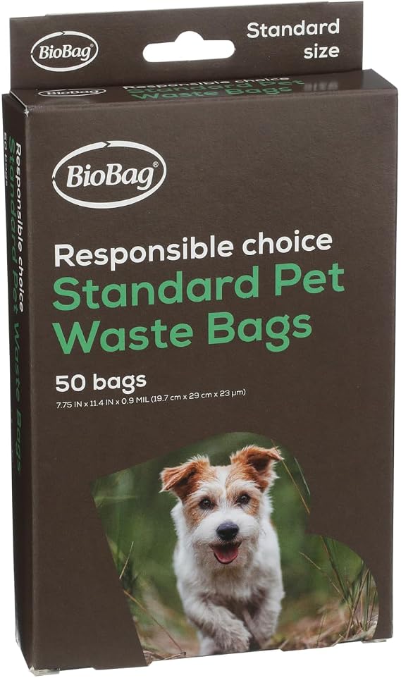 BioBag Black Responsible Pet Waste Bags-50 Count