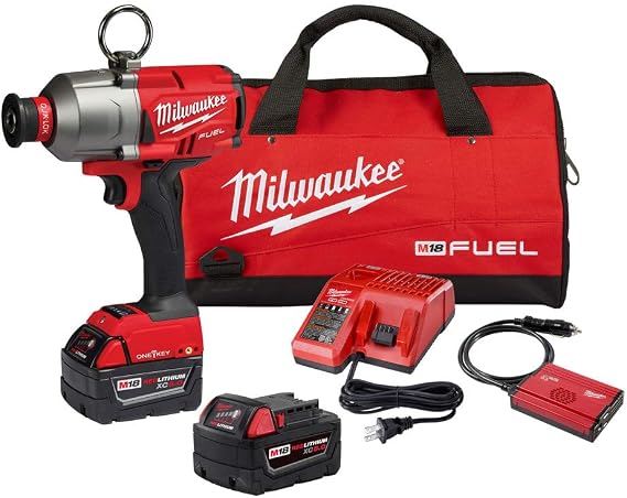 Milwaukee 2865-22 M18 FUEL 716 in. Hex Utility High-Torque Impact Wrench with ONE-KEY Kit