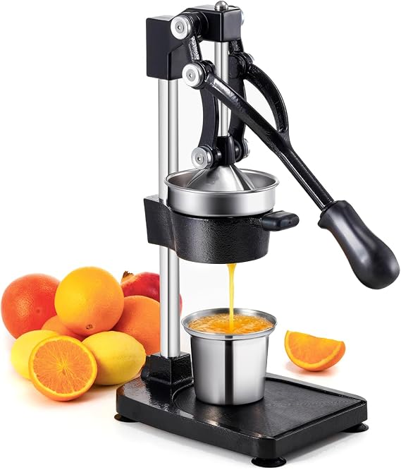 TONGCHANT Cast Iron Manual Juicer for Orange Lemon Citrus Fruit & Lime