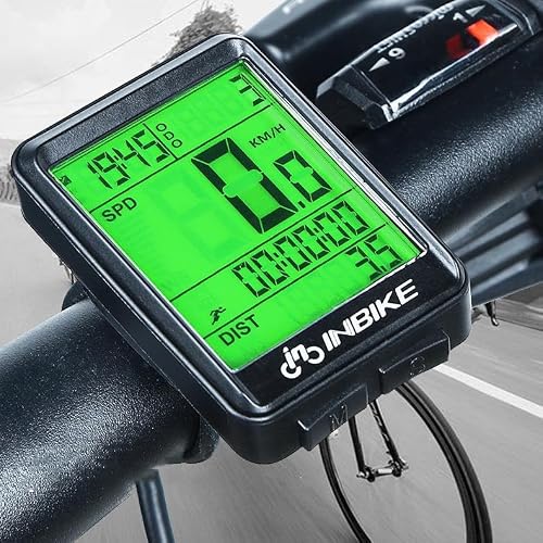 Schulzz Wireless Bike Km Speedometer Counter Waterproof LCD Dual Color Screen Led Mileage Clock