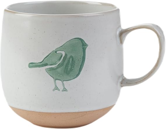 Tableau Garden Bird Mug, Multicolor, Set of 4